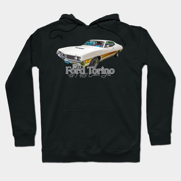 1971 Ford Torino GT 429 Cobra Jet Hoodie by Gestalt Imagery